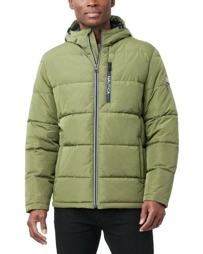 Nautica Hooded Parka Jacket - Green