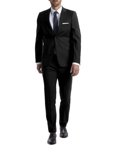 Calvin Klein Skinny Fit 's Suit Separates With Performance Stretch Fabric - Black