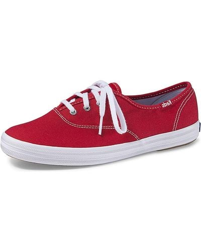 Keds Champion Original Canvas Lace-up Sneaker - Red