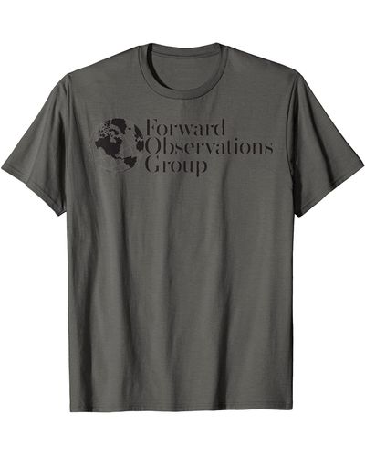 Perry Ellis Forward-observations-group Funny For T-shirt - Gray