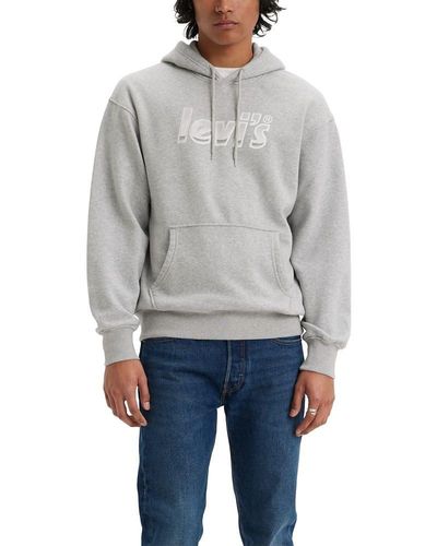 Levi's Relaxed Graphic Hoodie, - Gray