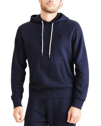 Dockers Regular Fit Sport Hoodie Sweatshirt, - Blue
