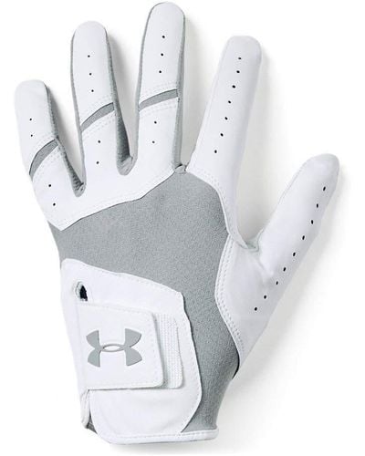 Under Armour Left Hand Large Cadet Ua Iso-chill Golf Glove Llgc Steel - Multicolor