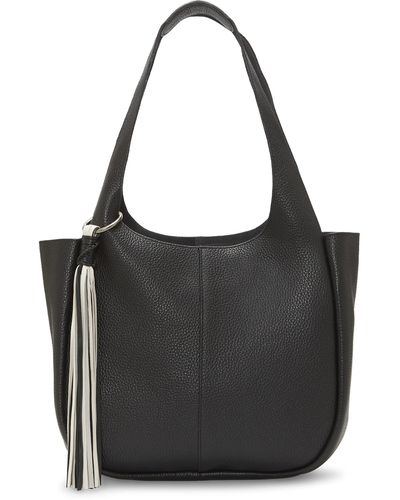 Vince Camuto Maybl Genuine Leather Tote - Black