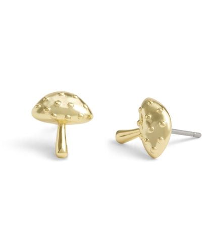 COACH Mushroom Stud Earrings - Metallic