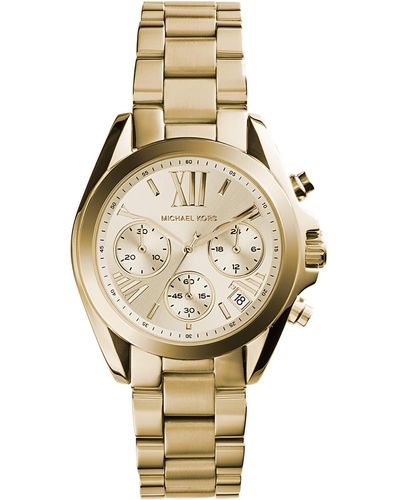 Michael Kors Sawyer Gray Dial Rose Gold-plated Ladies Watch - Metallic
