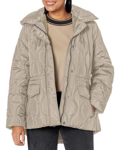 Lucky Brand Quilted Jacket - Gray
