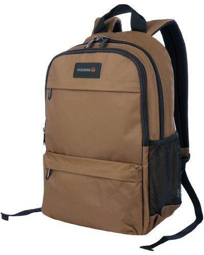 Wolverine 23l Backpack-large Capacity And 15" Laptop Sleeve - Brown