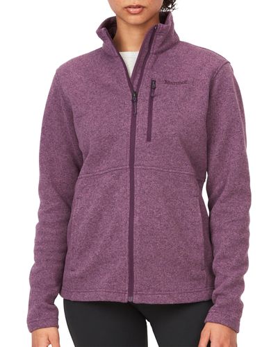Marmot Casual Fleece For Camping & - Purple
