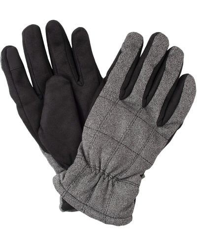 Dockers Fabric Gloves With Smartphone Touchscreen Capability - Black