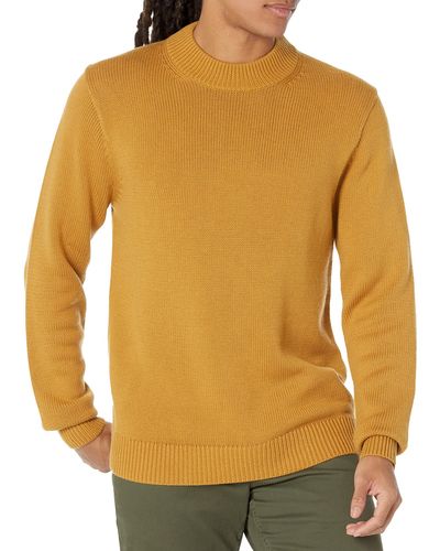 Amazon Essentials Regular-fit Crew Neck Sweater - Yellow