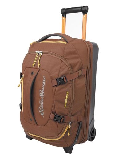 Eddie Bauer Expedition 22 Duffel Bag 2.0-lightweight Travel Luggage Made From Rugged Polycarbonate - Brown
