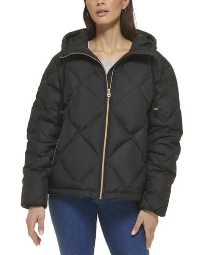 Cole Haan Essential Diamond Quilted Jacket - Black
