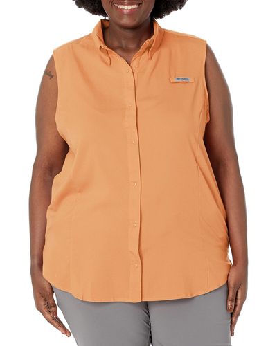Columbia Tamiami Sleeveless Shirt - Orange