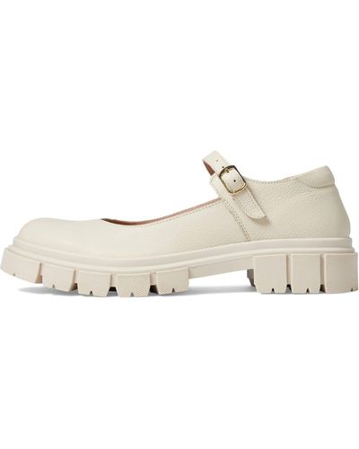 Seychelles Alley Cat Off-white Leather 9 M - Black