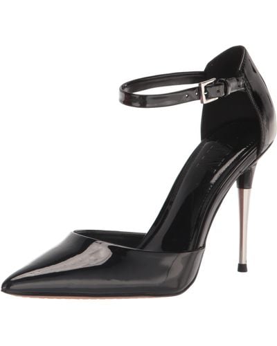 DKNY Evening Veata-slingback Pu Heeled Sandal - Black