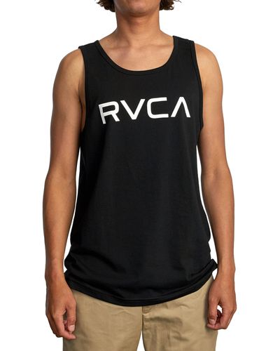 RVCA Graphic Sleeveless Tank Top Shirt - Black