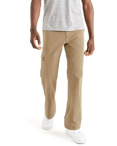 Dockers Big & Tall Straight Fit Smart 360 Flex Go-to Cargo Pants, - Natural