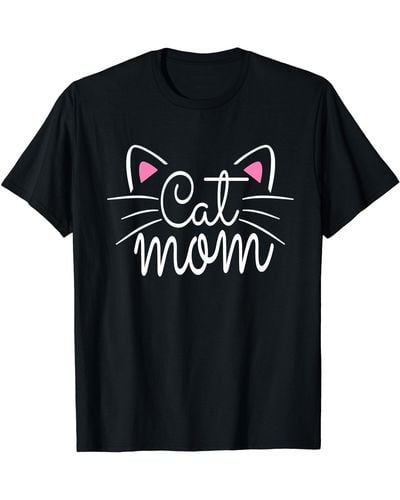 Birkenstock Cat Mom Happy Mothers Day For Cat Lovers Family Matching T-shirt - Black