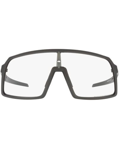 Oakley Oo9406a Sutro Low Bridge Fit Polarized Rectangular Sunglasses - Black