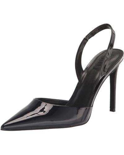 DKNY S Metal Strap Detail Bootie Heeled Sandal - Black