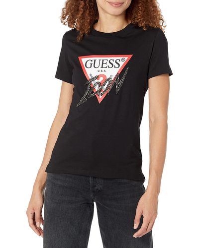 T-shirt Guess da donna | Sconto online fino al 53% | Lyst