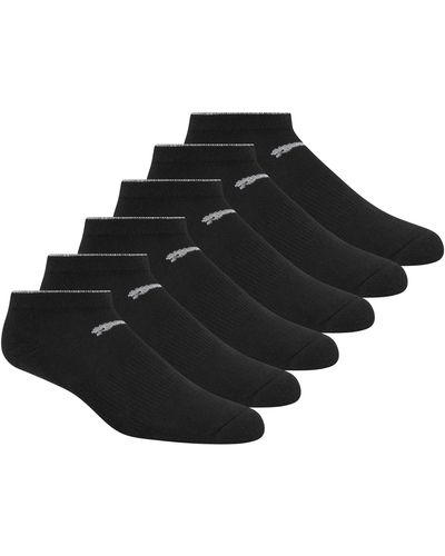 PUMA Womens 6 Pack Low Cut Socks - Black