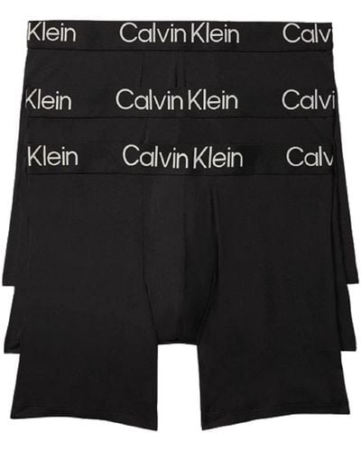 Calvin Klein Eco Pure Modal 3-pack Boxer Brief Nb3188 Black