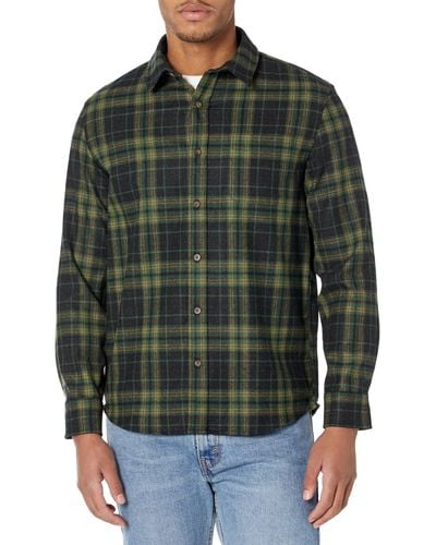Pendleton Long Sleeve Classic-fit Lodge Shirt - Green