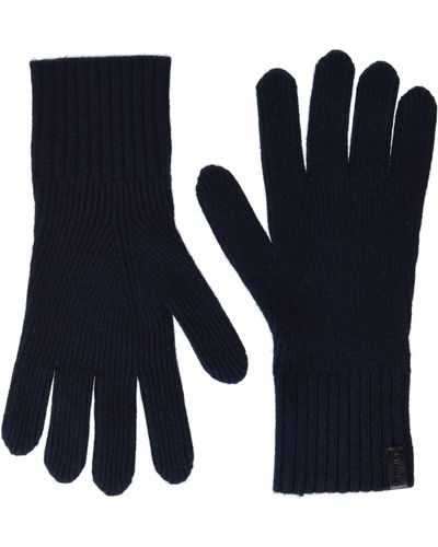 Vince S Cashmere Blend Shaker Stitch Knit Glove,coastal,os - Blue