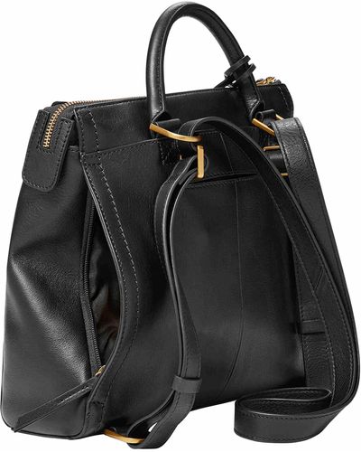 $25/mo - Finance Fossil Women's Parker Leather Convertible Backpack Purse  Handbag | Buy Now, Pay Later