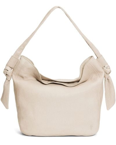 Frye Nora Knotted Hobo - White