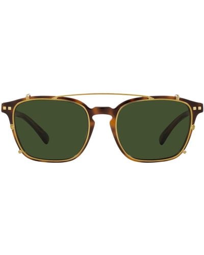 Brooks Brothers Bb5049 Square Sunglasses - Green
