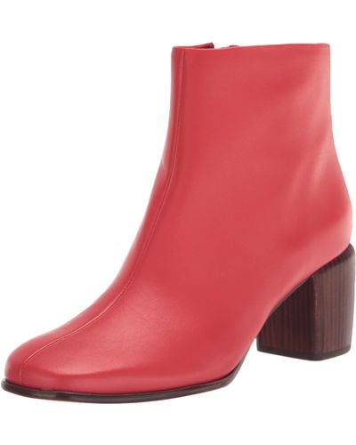 Vince S Maggie Bootie Phoenix Red Leather 8.5 M