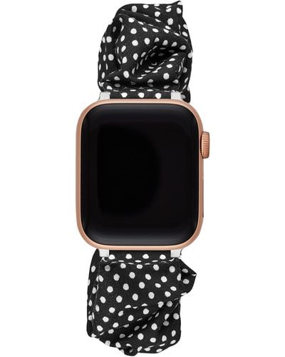 Kate Spade Apple Straps 0 0 Watch With Leather - White