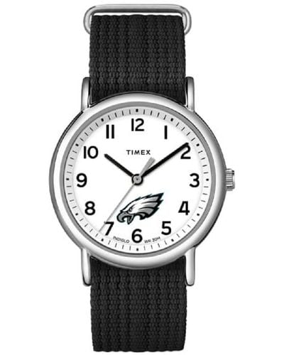Timex Philadelphia Eagles With Slip-thru Single Layer - Black
