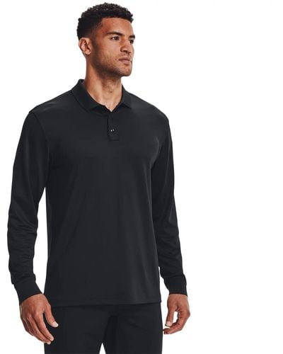 Under Armour Tac Performance Polo Long Sleeve 2.0 - Nero