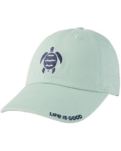 Life Is Good. Adult Chill Cap-adjustable Embroidered Graphic Baseball Hat For And - Green