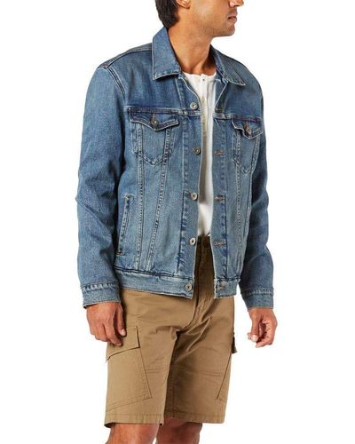 Signature by Levi Strauss & Co. Gold Label Signature Trucker Jacket - Blue