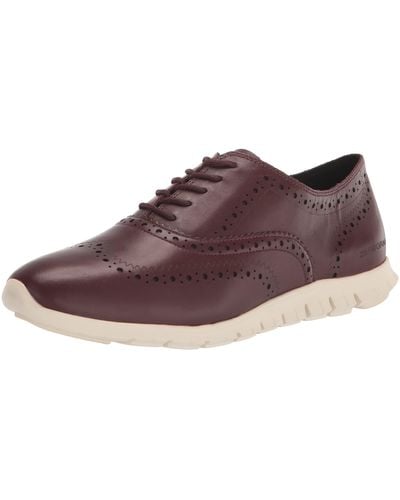 Cole Haan Zerogrand Wing Ox Closed Hole Oxford - Purple