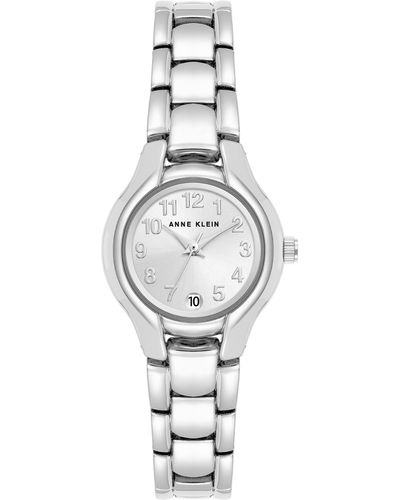 Anne Klein Date Function Bracelet Watch - White