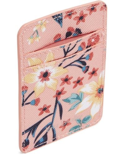 Vera Bradley Adhesive Phone Wallet Stick On - Pink