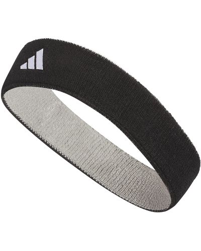 adidas Interval Reversible Terricloth Elastic Headband - Black