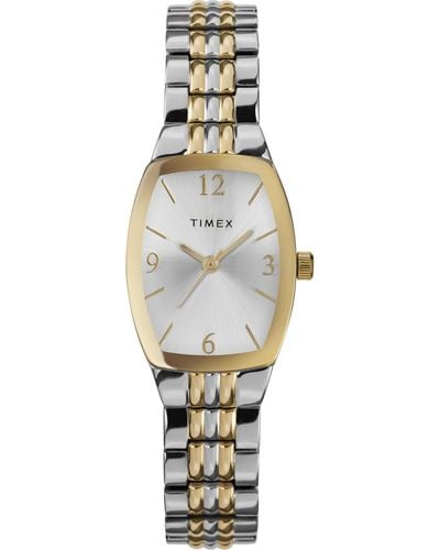 Timex Dress Tonneau 21mm Watch - Metallic