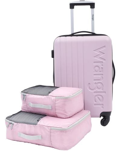 Wrangler Carry-on Luggage Set - Pink