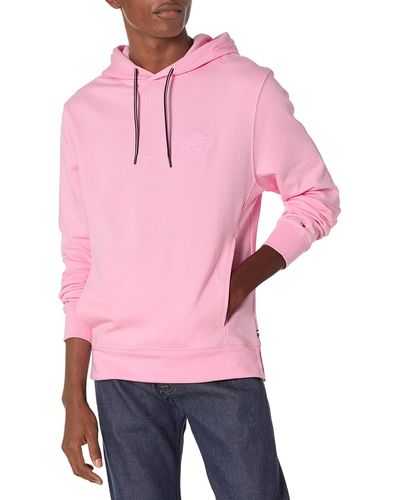 Tommy Hilfiger Crest Hoodie Sweatshirt - Pink
