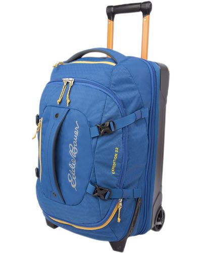 Eddie Bauer Expedition 22 Duffel Bag 2.0-lightweight Travel Luggage Made From Rugged Polycarbonate - Blue