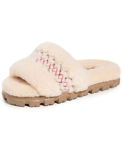 UGG Cozetta Curly Slippers - Natural
