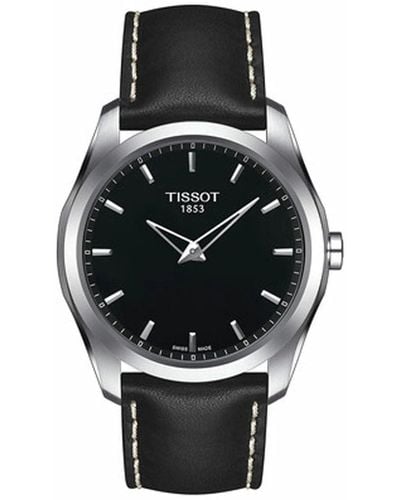 Tissot S Couturier Quartz 316l Stainless Steel Case Quartz Watch - Black