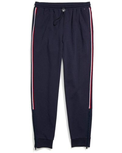 Tommy Hilfiger Adaptive Pant With Adjustable Hems And Elastic Waist - Blue